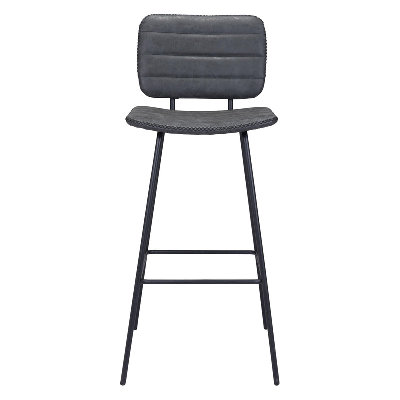 Zuo Boston 109505 Barstool - Vintage Black IMAGE 3