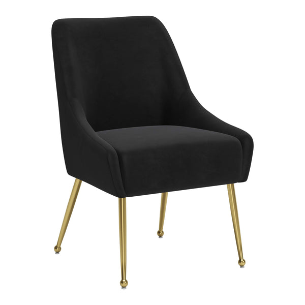 Zuo Maxine 109717 Dining Chair - Black & Gold IMAGE 1