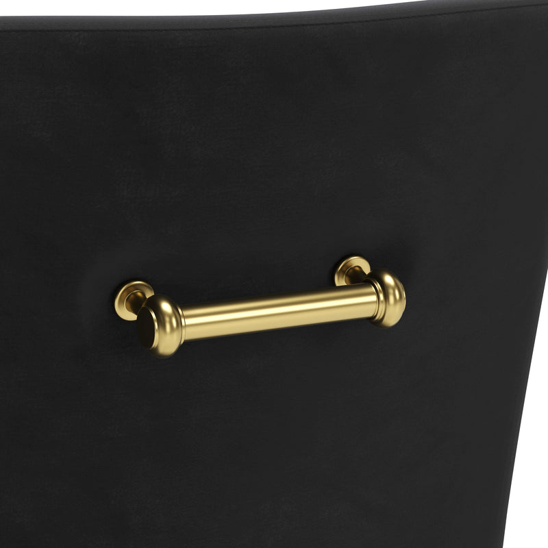 Zuo Maxine 109717 Dining Chair - Black & Gold IMAGE 7