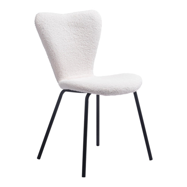 Zuo Thibideaux 109658 Dining Chair - Ivory IMAGE 1
