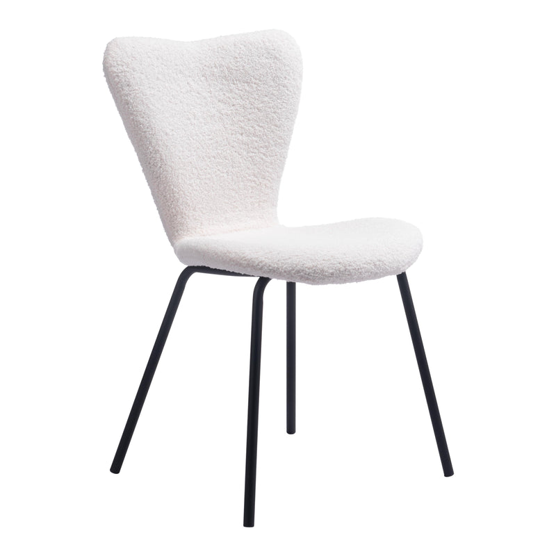 Zuo Thibideaux 109658 Dining Chair - Ivory IMAGE 1