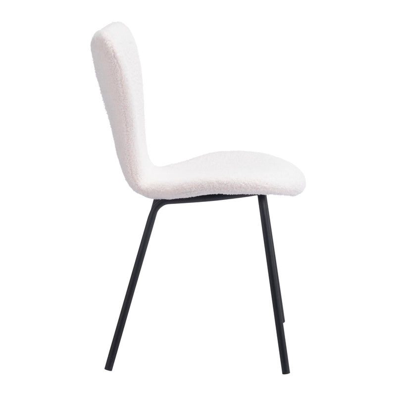 Zuo Thibideaux 109658 Dining Chair - Ivory IMAGE 2