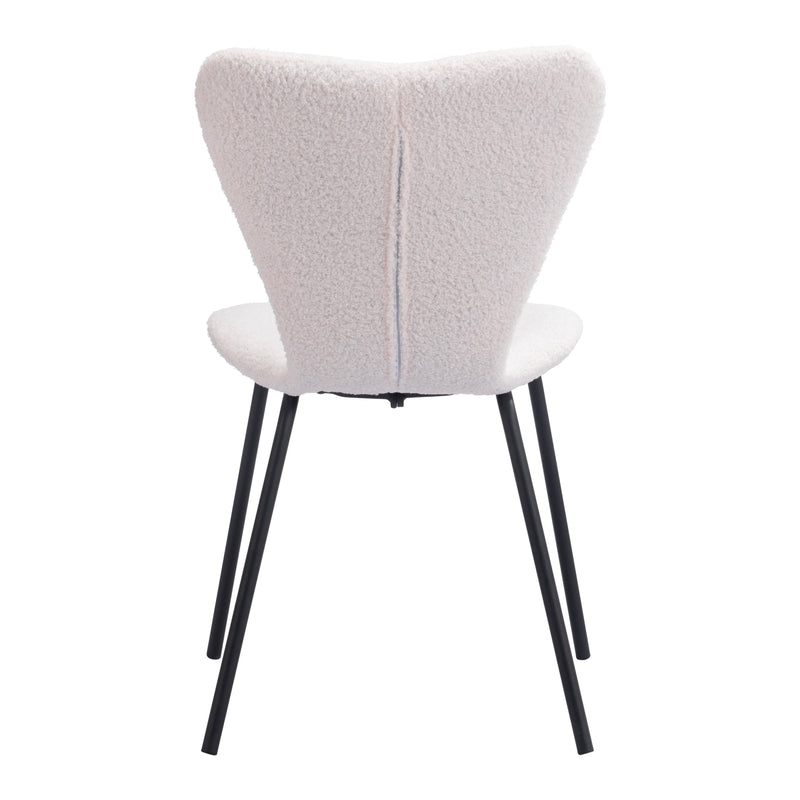 Zuo Thibideaux 109658 Dining Chair - Ivory IMAGE 4