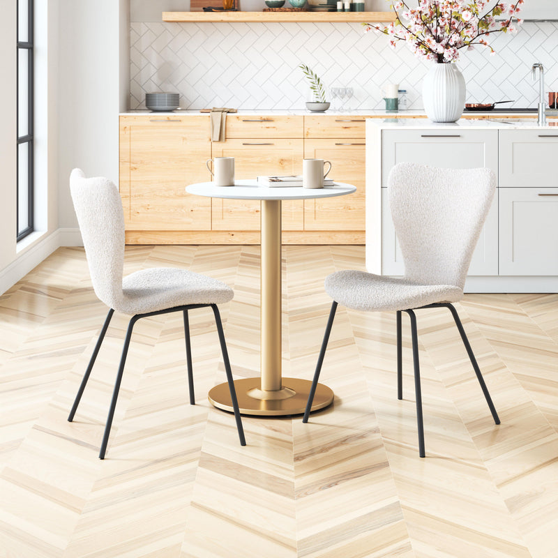 Zuo Thibideaux 109658 Dining Chair - Ivory IMAGE 9