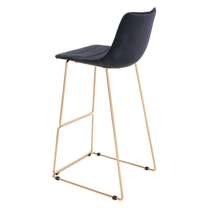 Zuo Adele 109503 Barstool - Black & Gold IMAGE 5