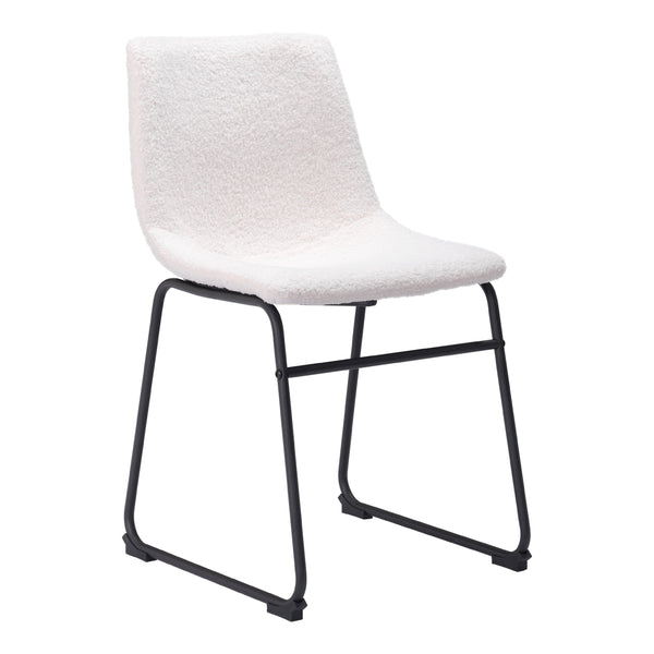 Zuo Smart 109651 Dining Chair - Ivory IMAGE 1