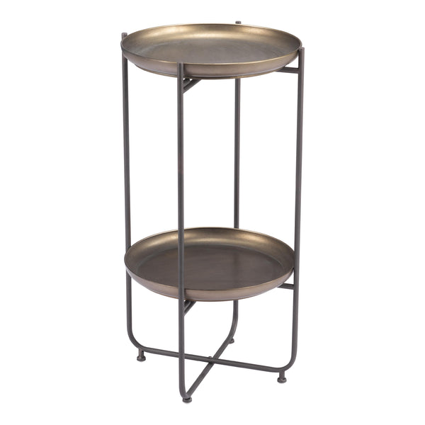 Zuo Bronson 109597 Accent Table - Bronze IMAGE 1