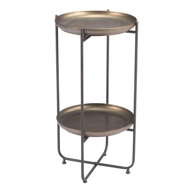 Zuo Bronson 109597 Accent Table - Bronze IMAGE 1