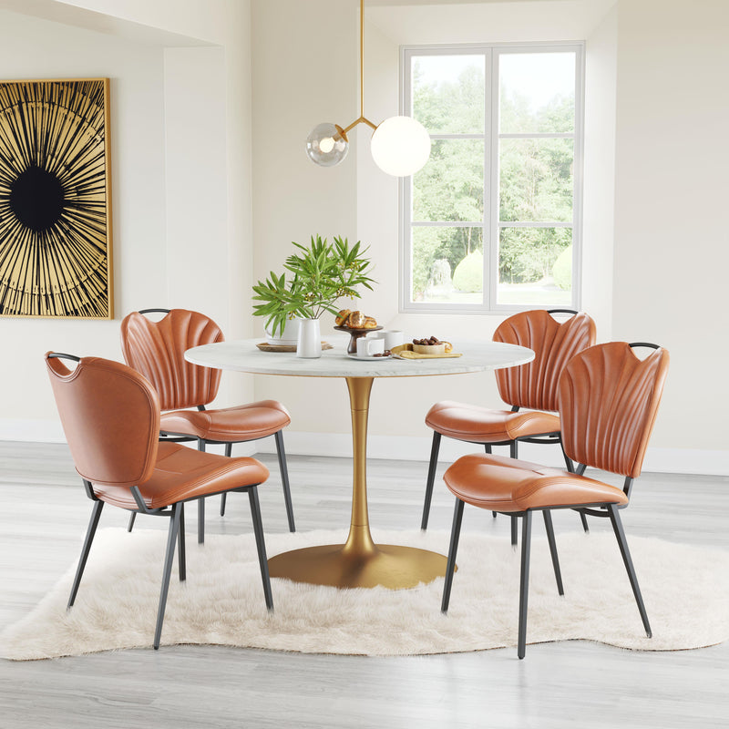 Zuo Terrence 109337 Dining Chair - Vintage Brown IMAGE 11