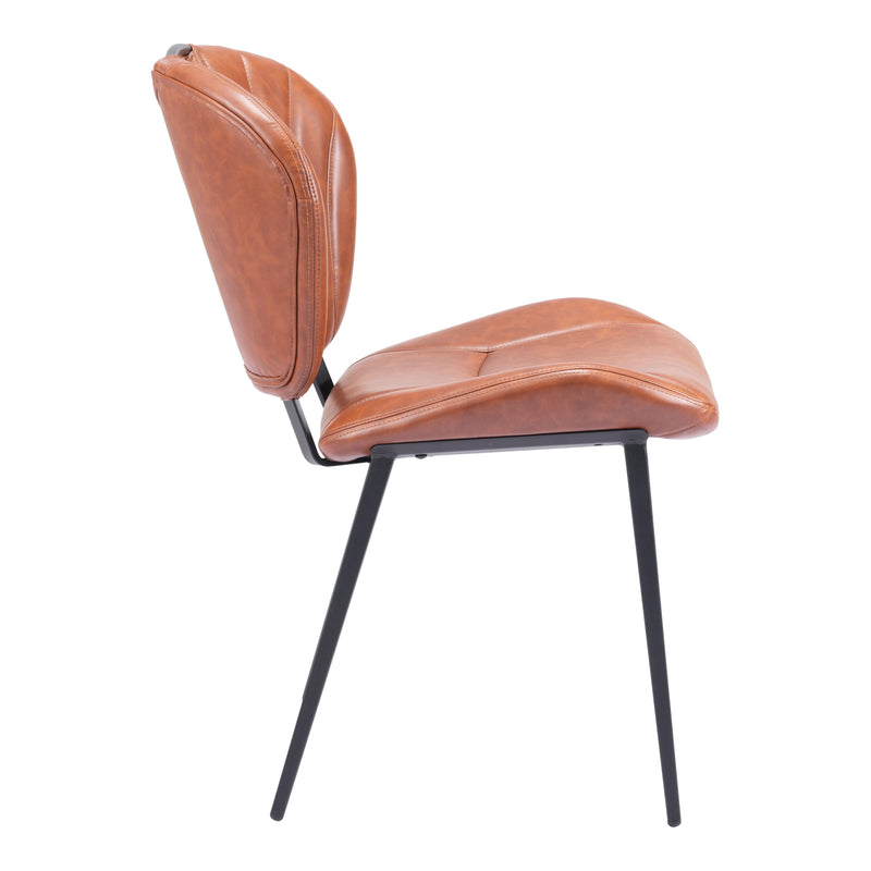 Zuo Terrence 109337 Dining Chair - Vintage Brown IMAGE 2