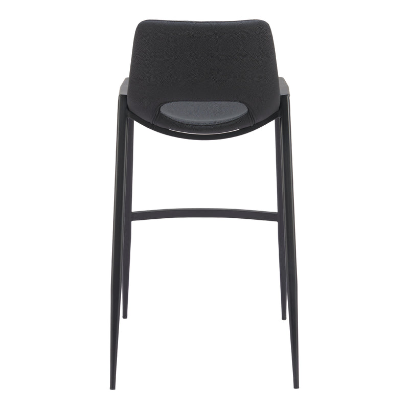 Zuo Desi 109540 Barstool - Black IMAGE 4