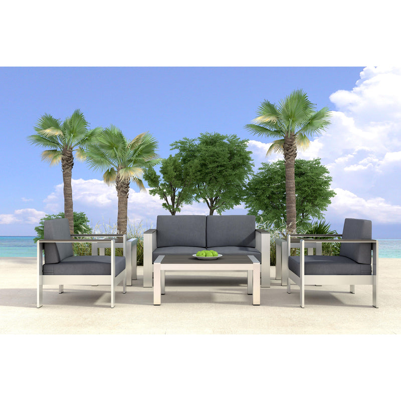 Zuo Cosmopolitan 703986 Sofa - Dark Grey IMAGE 7