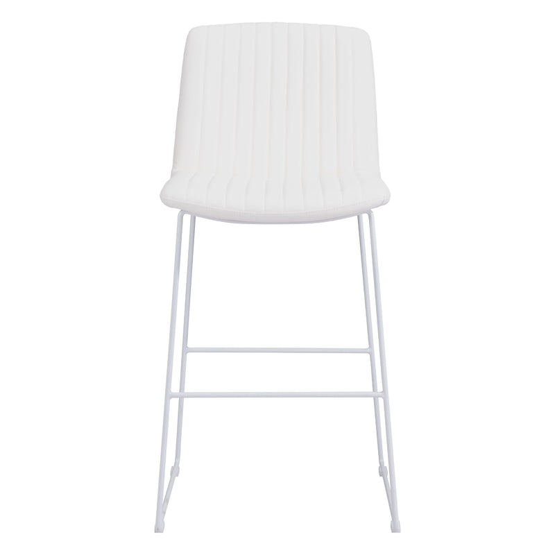 Zuo Mode 109483 Barstool - White IMAGE 3