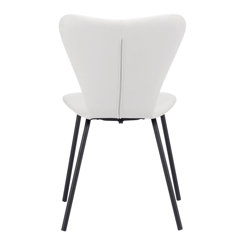 Zuo Torlo 109630 Dining Chair - White IMAGE 4