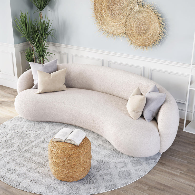 Zuo Tibet 109343 Sofa - Cream IMAGE 7