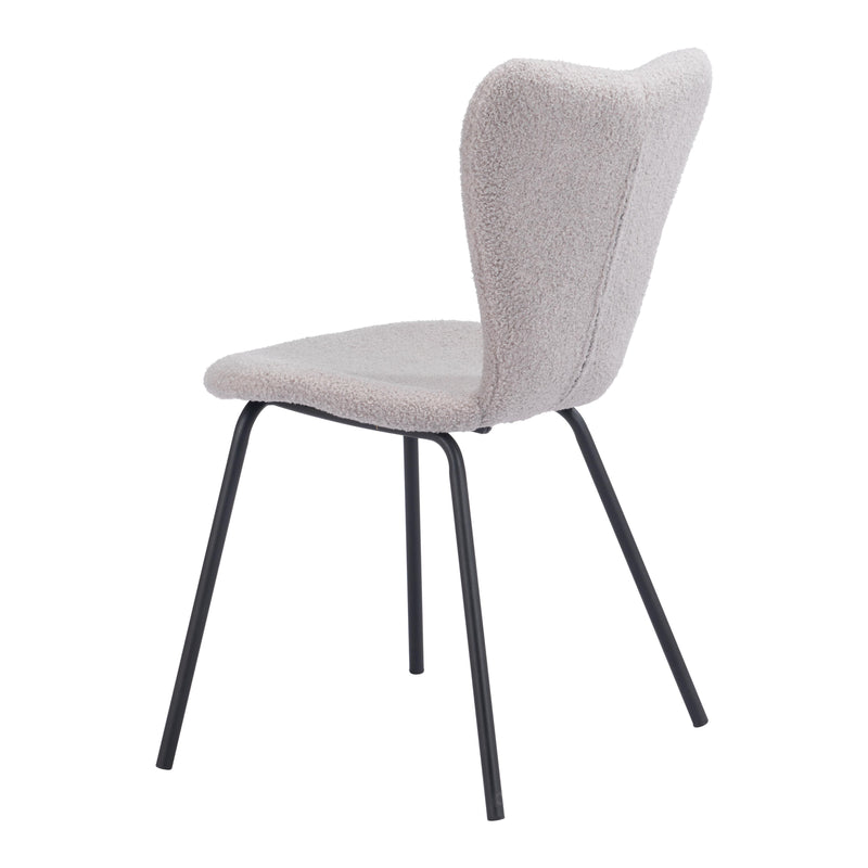 Zuo Thibideaux 109659 Dining Chair - Light Grey IMAGE 5
