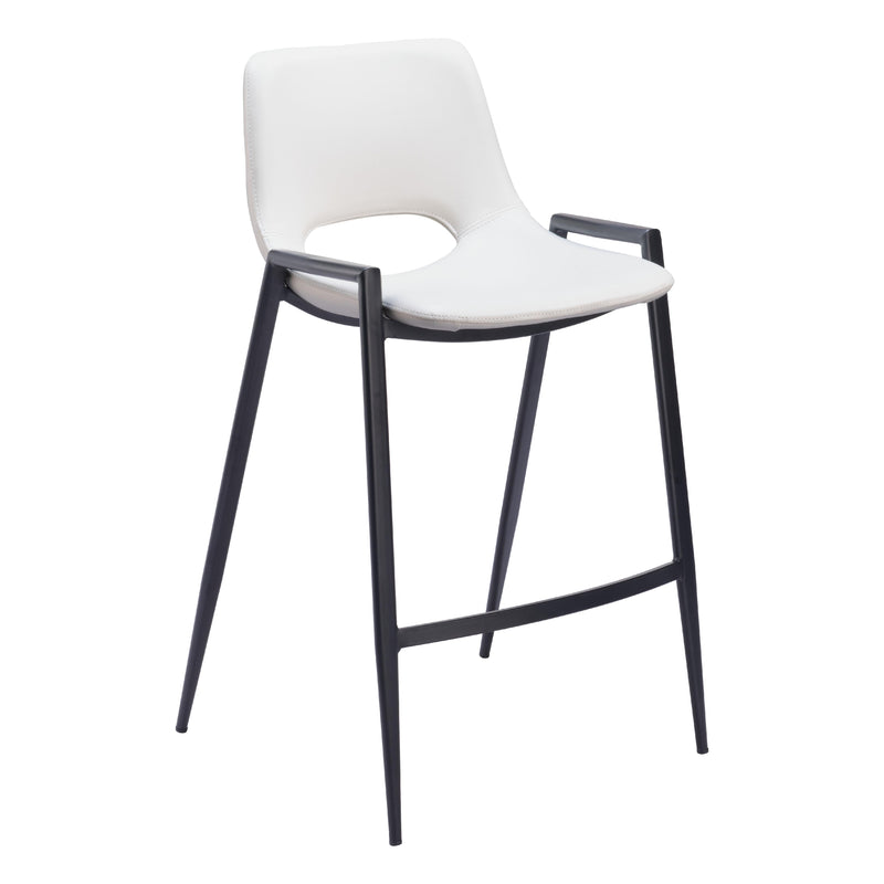Zuo Desi 109538 Counter Stool - White IMAGE 1