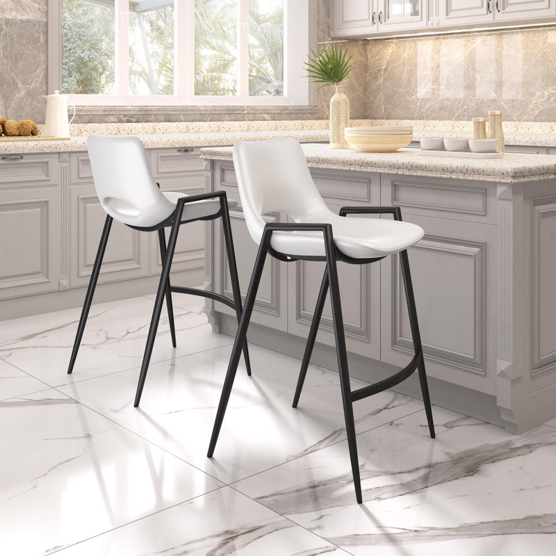 Zuo Desi 109538 Counter Stool - White IMAGE 8