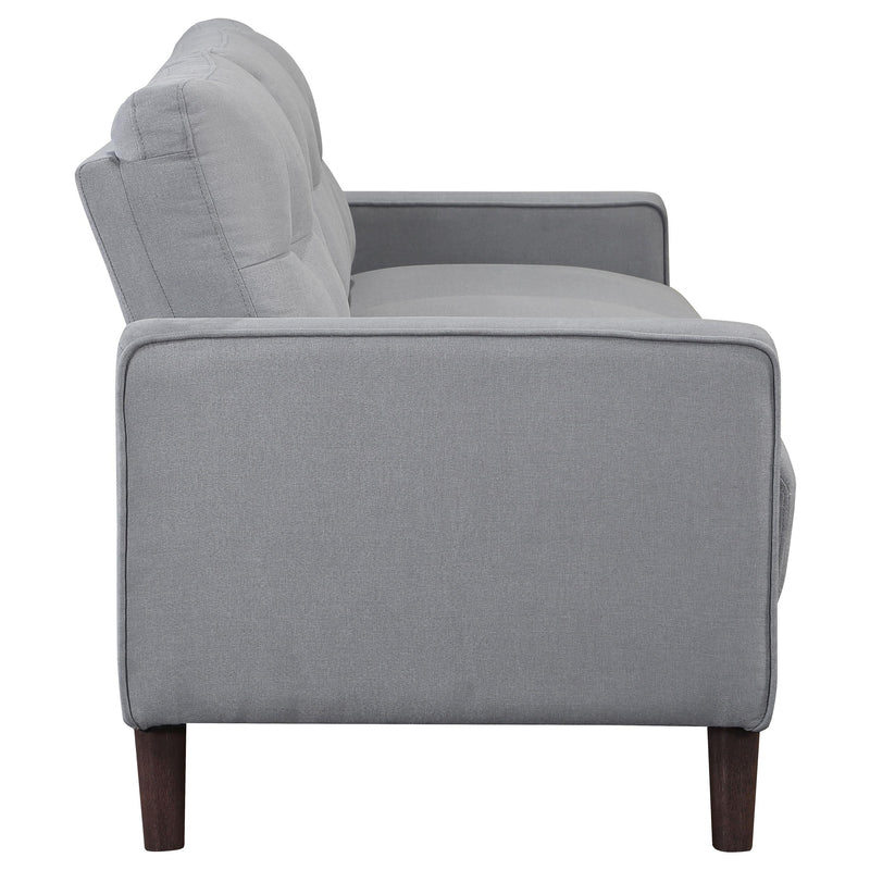Coaster Furniture Bowen 506781 Upholstered Track Arm Tufted Sofa - Grey IMAGE 7