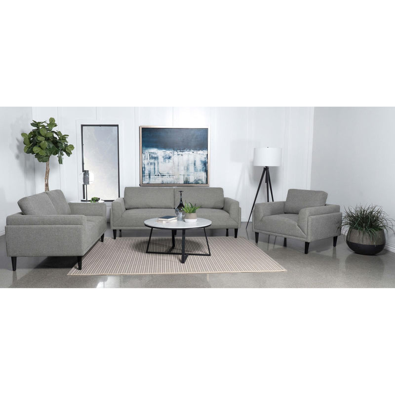 Coaster Furniture Rilynn 509524 Upholstered Track Arm Sofa - Grey IMAGE 2