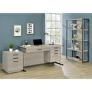  Coaster Furniture Loomis 805883 72-inch 4-shelf Bookshelf - Whitewashed Grey IMAGE 10