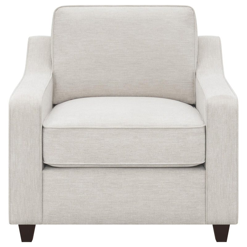 Coaster Furniture Christine Stationary Fabric Chair 552063 IMAGE 2