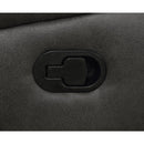  Coaster Furniture Lawrence 603506 Upholstered Padded Arm Glider Recliner - Charcoal IMAGE 6