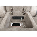  Coaster Furniture Greer 651352 Upholstered Motion Reclining Loveseat - Taupe IMAGE 9