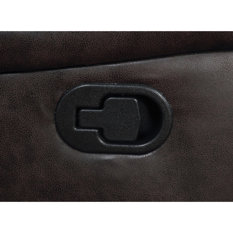 Coaster Furniture Greer 651355 Upholstered Motion Reclining Loveseat - Brown IMAGE 6