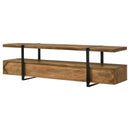  Coaster Furniture Otto 703243 5-Drawer Mango Wood 70" TV Stand Media Console - Brown IMAGE 8