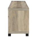 Coaster Furniture Sachin 736283 4-door Engineered Wood 79" TV Stand - Distressed Pine IMAGE 8