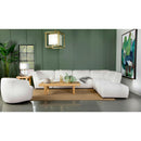  Coaster Furniture Hudson 905726 Faux Sheepskin Upholstered Swivel Chair - Natural IMAGE 10