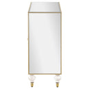  Coaster Furniture Astilbe 951851 2-door Mirrored Accent Cabinet - Silver and Champagne IMAGE 5