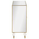  Coaster Furniture Astilbe 951851 2-door Mirrored Accent Cabinet - Silver and Champagne IMAGE 8