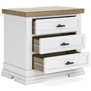 Signature Design by Ashley Ashbryn 3-Drawer Nightstand B844-93 IMAGE 2