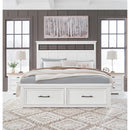 Benchcraft Ashbryn B844B2 Queen Panel Storage Bed IMAGE 11