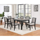  Coaster Furniture Elodie 121222 Wood Dining Side Chair - Grey and Black IMAGE 10