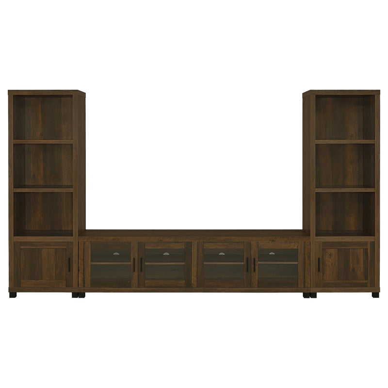 Coaster Furniture Sachin 707736 3-shelf Engineered Wood Media Tower - Dark Pine IMAGE 8