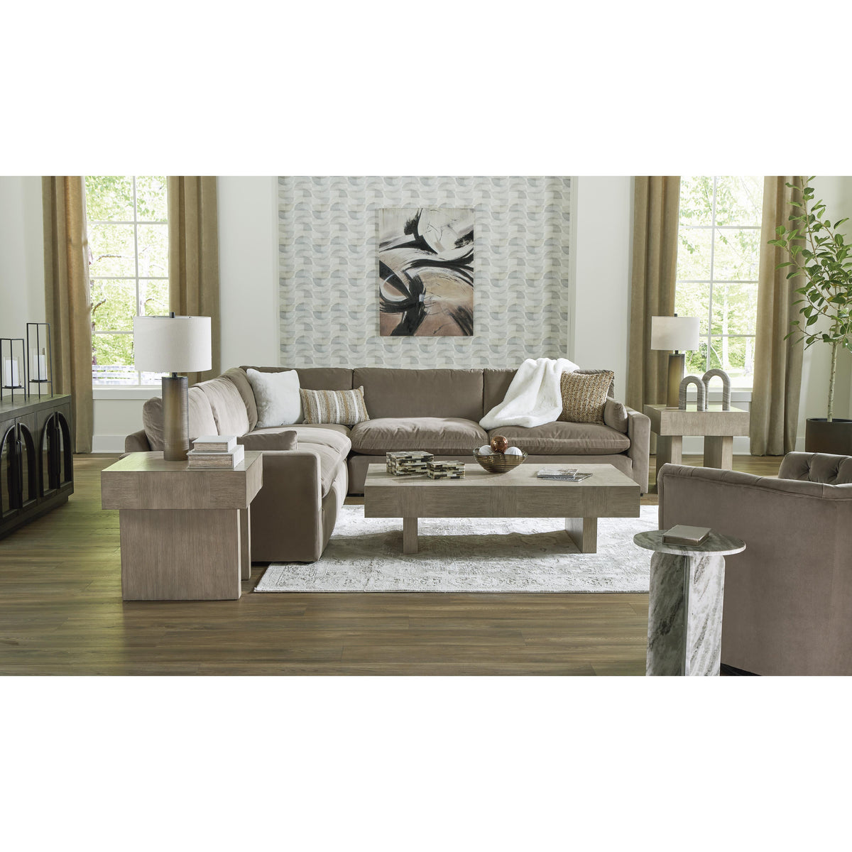 Signature Design by Ashley Sophie Fabric 5 pc Sectional 1570665/157064