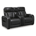  Signature Design by Ashley Boyington U2710618 Power Reclining Loveseat with Console and Adjustable Headrest IMAGE 1