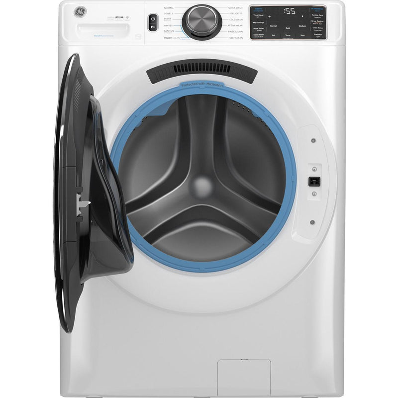 GE 5.0 cu. ft. Front Loading Washer with SmartDispense™ GFW655SSVWW IMAGE 2