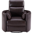 Parker House Furniture Radius Power Swivel Glider Leather Recliner MRAD