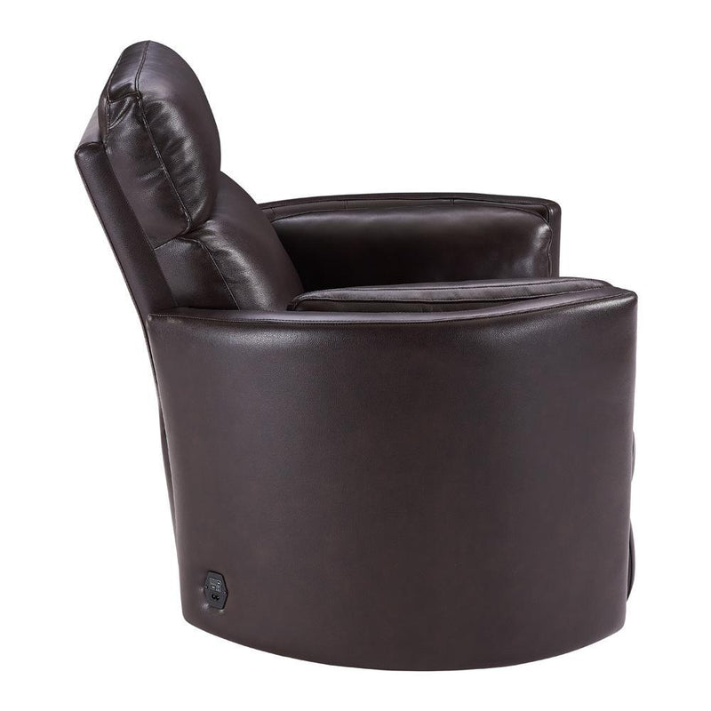 Parker House Furniture Radius Power Swivel Glider Leather Recliner MRAD