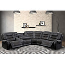 Parker House Furniture Outlaw Power Reclining Fabric 6 pc Sectional MOUT#811LPH-/MOUT#810-/MOUT#850-/MOUT#840T-/MOUT#860-/MOUT#811RPH-STA