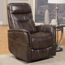 Parker House Furniture Gemini Power Swivel Glider Fabric Recliner MGEM
