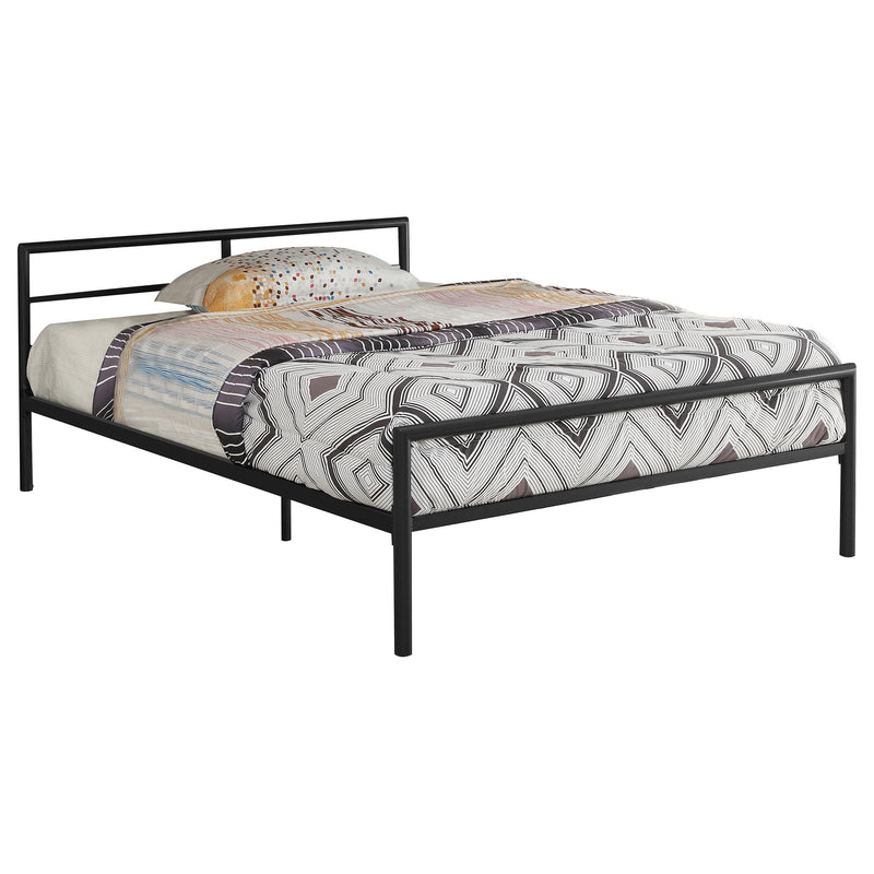 Coaster Furniture Fisher 460229-S2F 2-Piece Metal Workstation Loft Bed Set - Gunmetal IMAGE 2