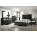  Crown Mark Lila B4398-11 Dresser Mirror - Black IMAGE 2