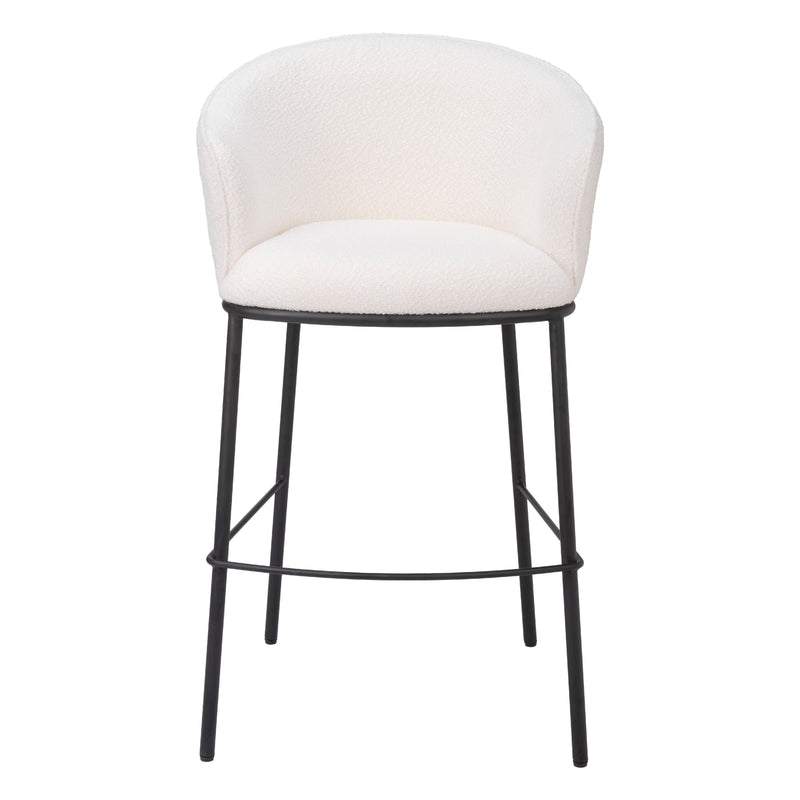 Zuo Essen 109808 Barstool - Ivory IMAGE 3