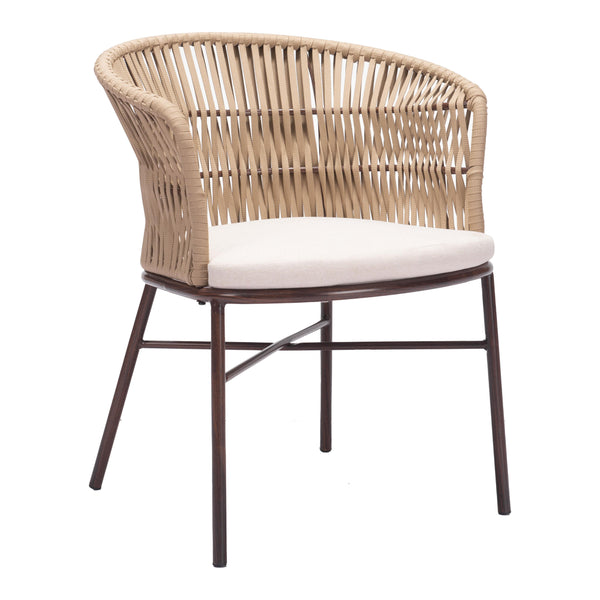 Zuo Freycinet 703988 Dining Chair - Natural IMAGE 1