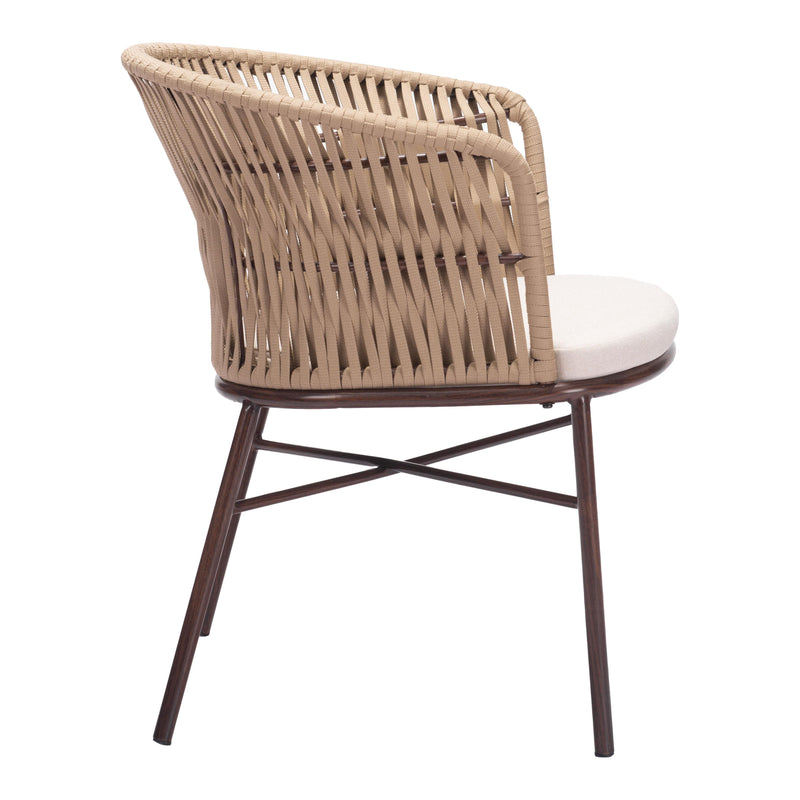 Zuo Freycinet 703988 Dining Chair - Natural IMAGE 2